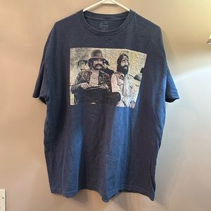 Vintage T- shirt Cheech and Chong XXL blue men’s short sleeve